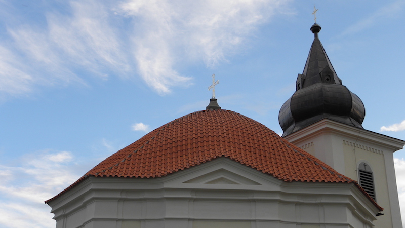 Kostel Ostrov u Stříbra krytina prejz krytina